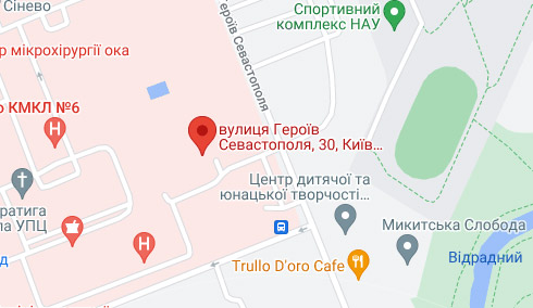 Карта расположения